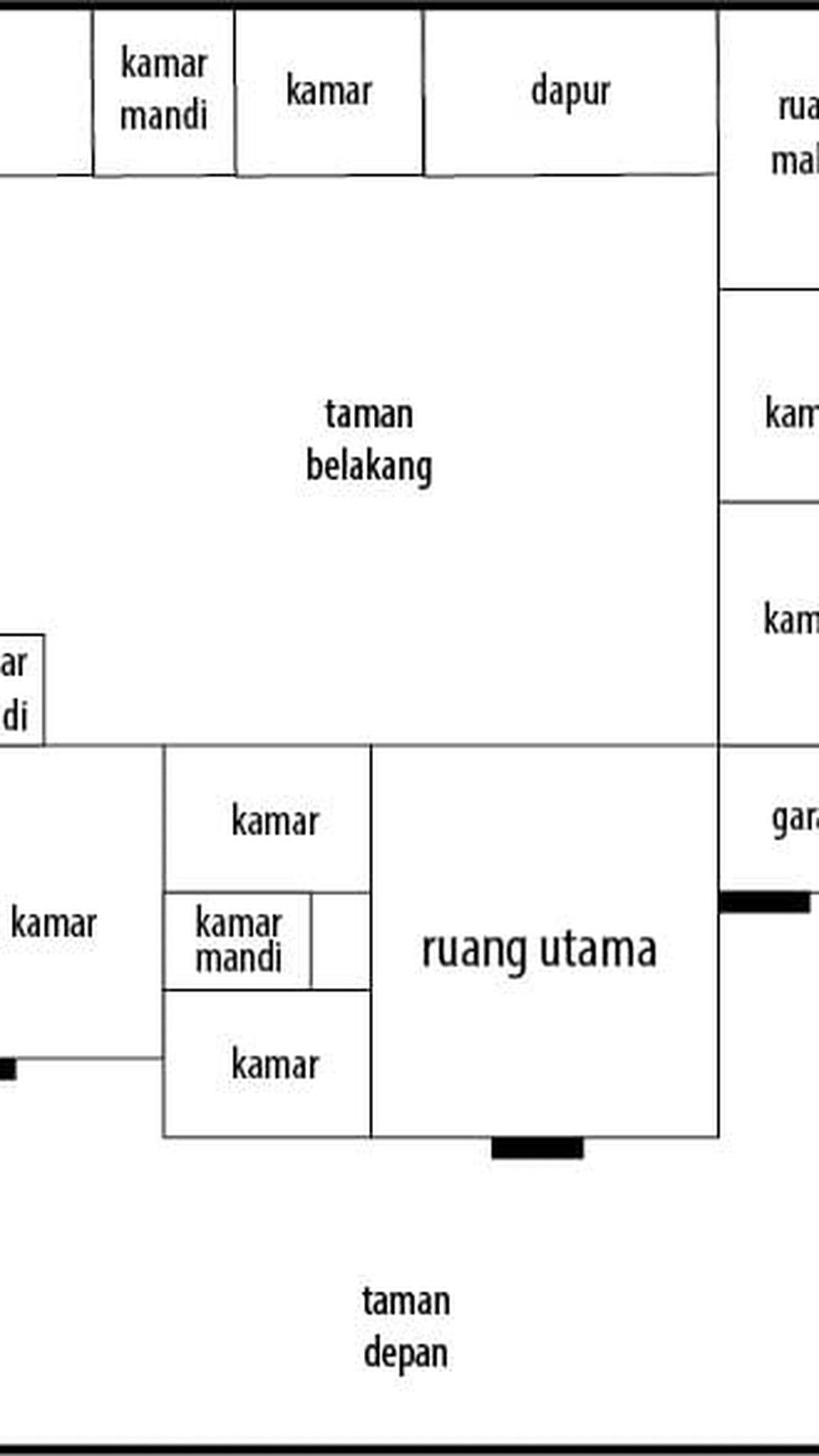 Rumah Lama Cantik Hitung Lahan Di Tebet Barat Raya Di Depan ECO Park Tebet Dengan Taman Depan Dan Belakang Yang Luas Di Jual Di Bawah Harga Pasar