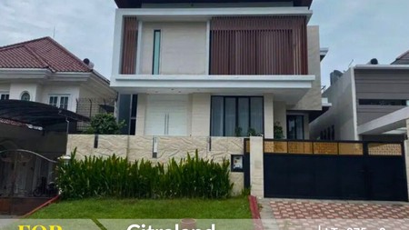 dijual disewakan rumah mewah citraland dengan kolam renang