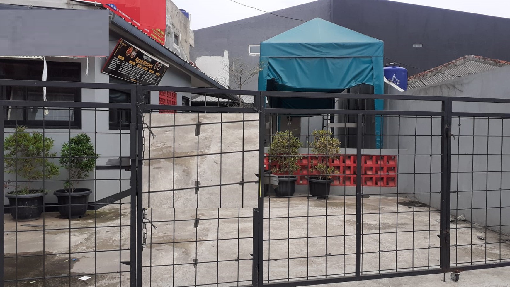 Ruko 1 lantai di jalan utama