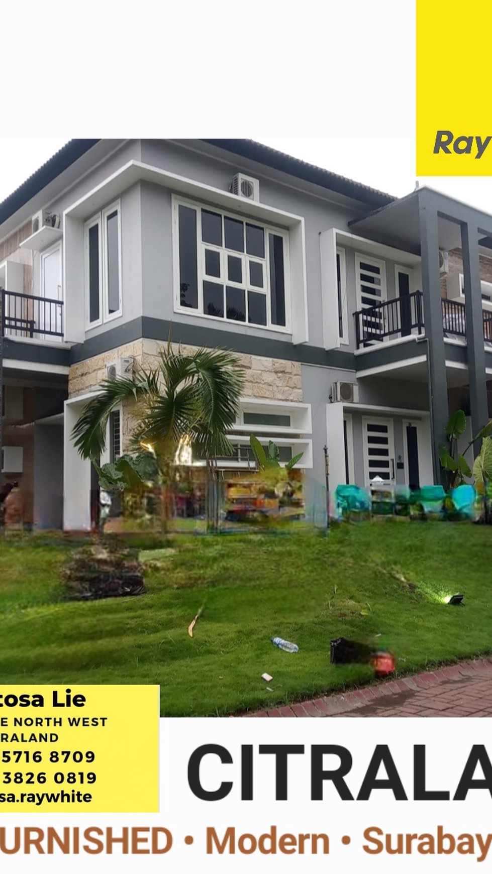 Dijual Rumah Villa Taman Telaga Citraland dekat GWALK Citraland, Sekolah Ciputra