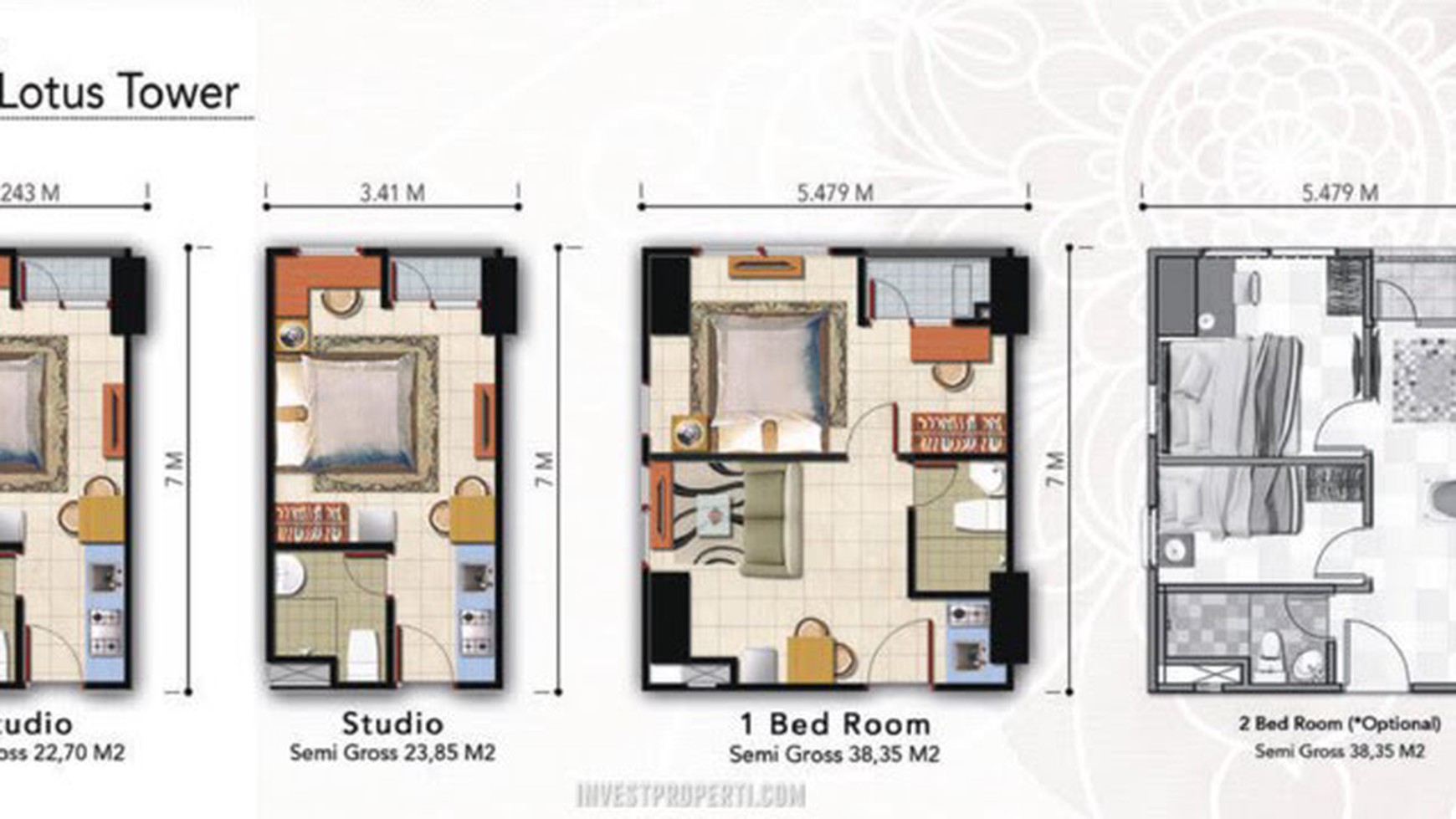 Dijual Apartemen B-Residence Tower lotus lantai 15 - BSD Tangerang