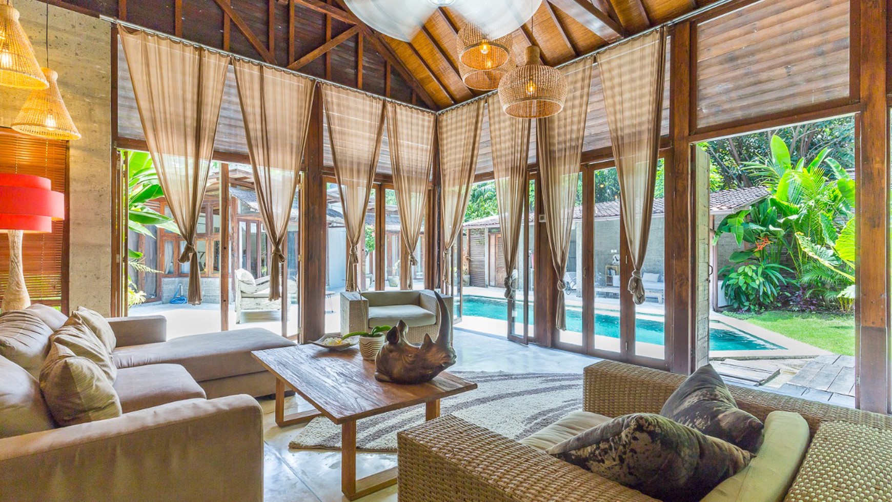 Balinese Style Villa For Leasehold in Gunung Salak, Kerobokan