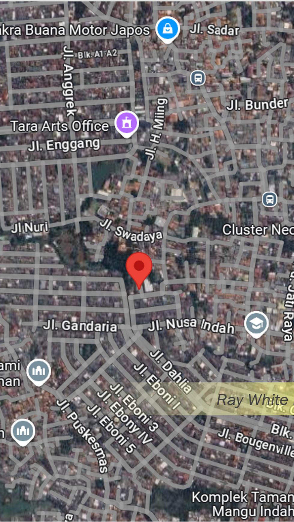 Ruang Usaha SHM Dalam Komplek Perumahan di Bintaro, Pondok Aren, Tangerang Selatan #HRYY