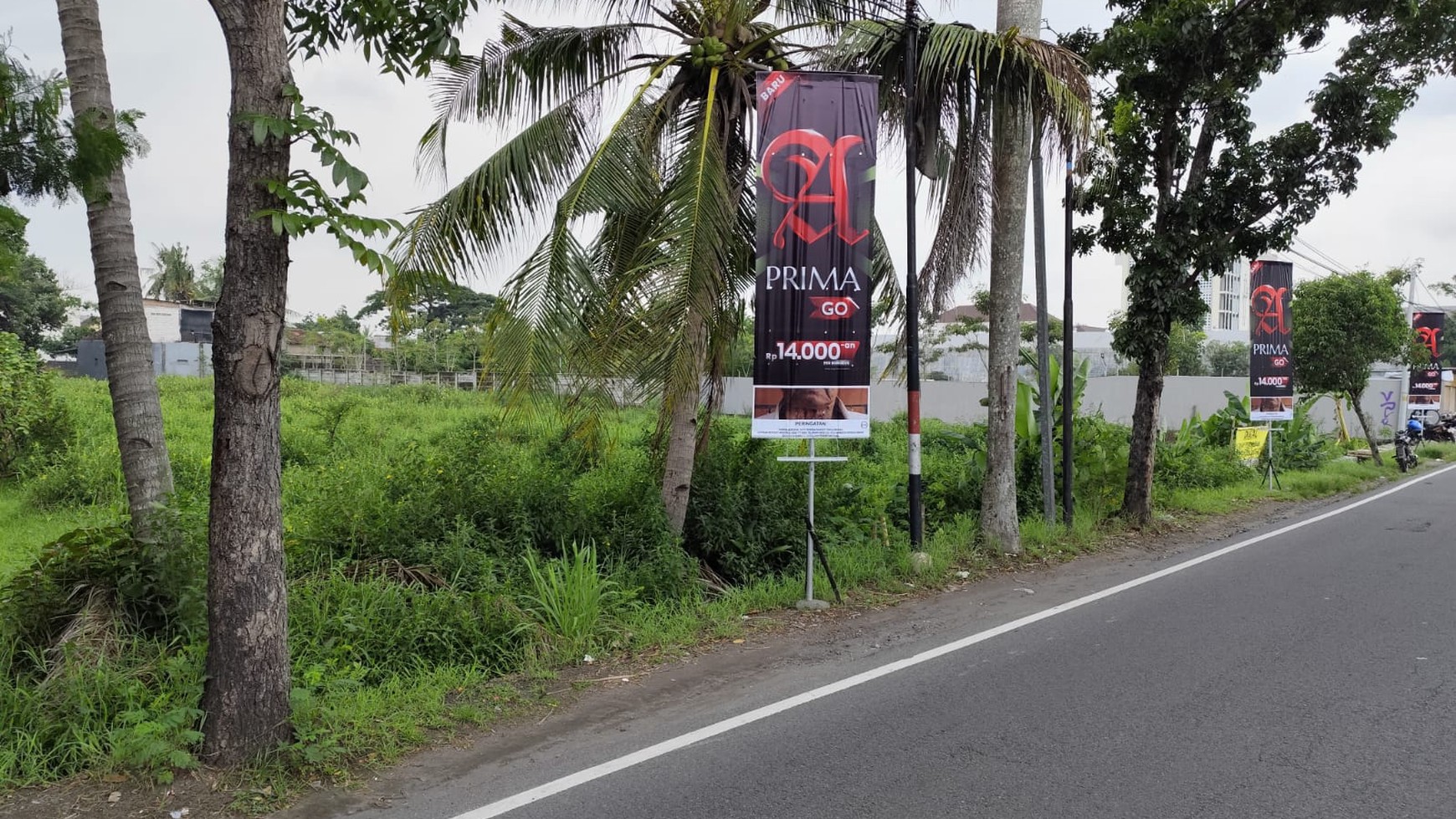 Tanah Pekarangan Luas 2412 Meter Persegi Lokasi Dekat Kampus Alma Ata Kasihan Bantul