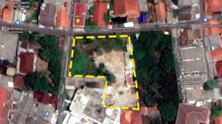 DIJUAL Rumah Tua Hitung Tanah di Jl Kenangan - Rempoa - Ciputat - Tangerang Selatan - Banten