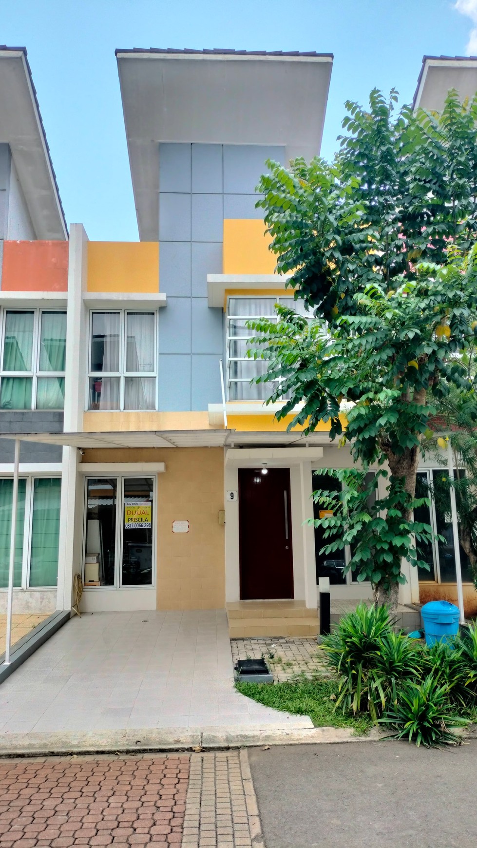 Rumah 2 lantai Lebar 6 di perbatasan Gading Serpong BSD, Dekat pusat kuliner Goldfinch dan Anniva