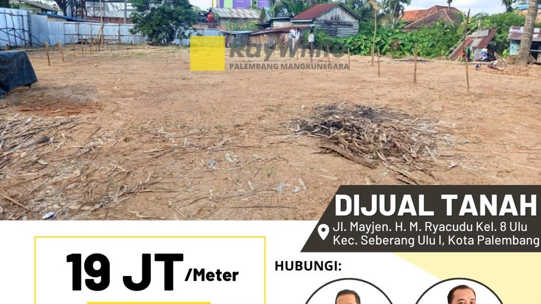 TanahDijual Cepat dekat Jembatan Ampera Palembang