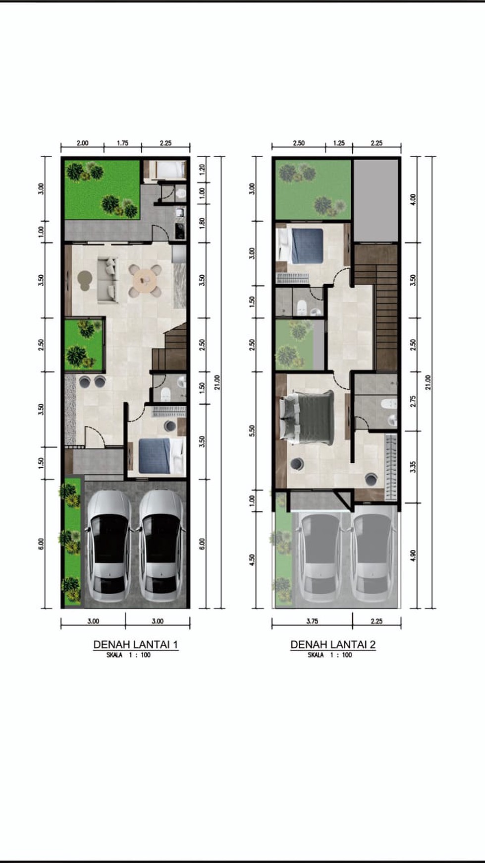 Rumah New Gress  Darmo Permai Timur ( ada 4 unit jejer) 