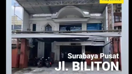 Dijual Rumah Surabaya Pusat FULL MARMER - Jl. Biliton - Gubeng - Parkiran LUAS masuk 10 Mobil - Strategis Komersial area NOL Jalan RAYA cocok buat Segala Usaha