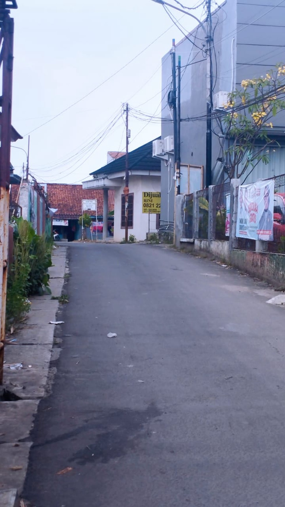 jual cepat tanah kavling area jalan pos giro serpong bsd city tangerang selatan strategis dekat klinik dokter adrian