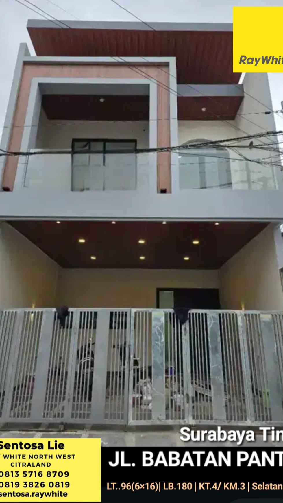 Dijual Rumah Baru Babatan Pantai Surabaya Timur Dekat Raya Kenjeran, Pakuwon City