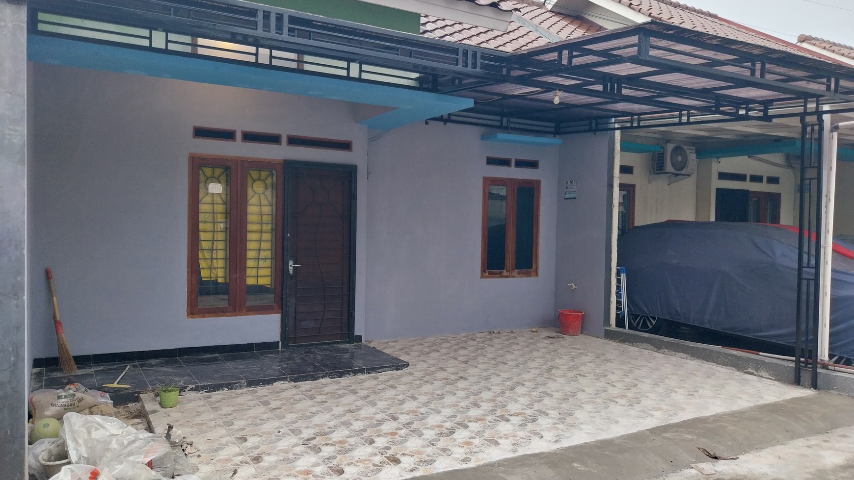 Rumah 1 Lantai Bonus Kanopi & Kitchen Set di Rangkapan Jaya Dekat ke Tol