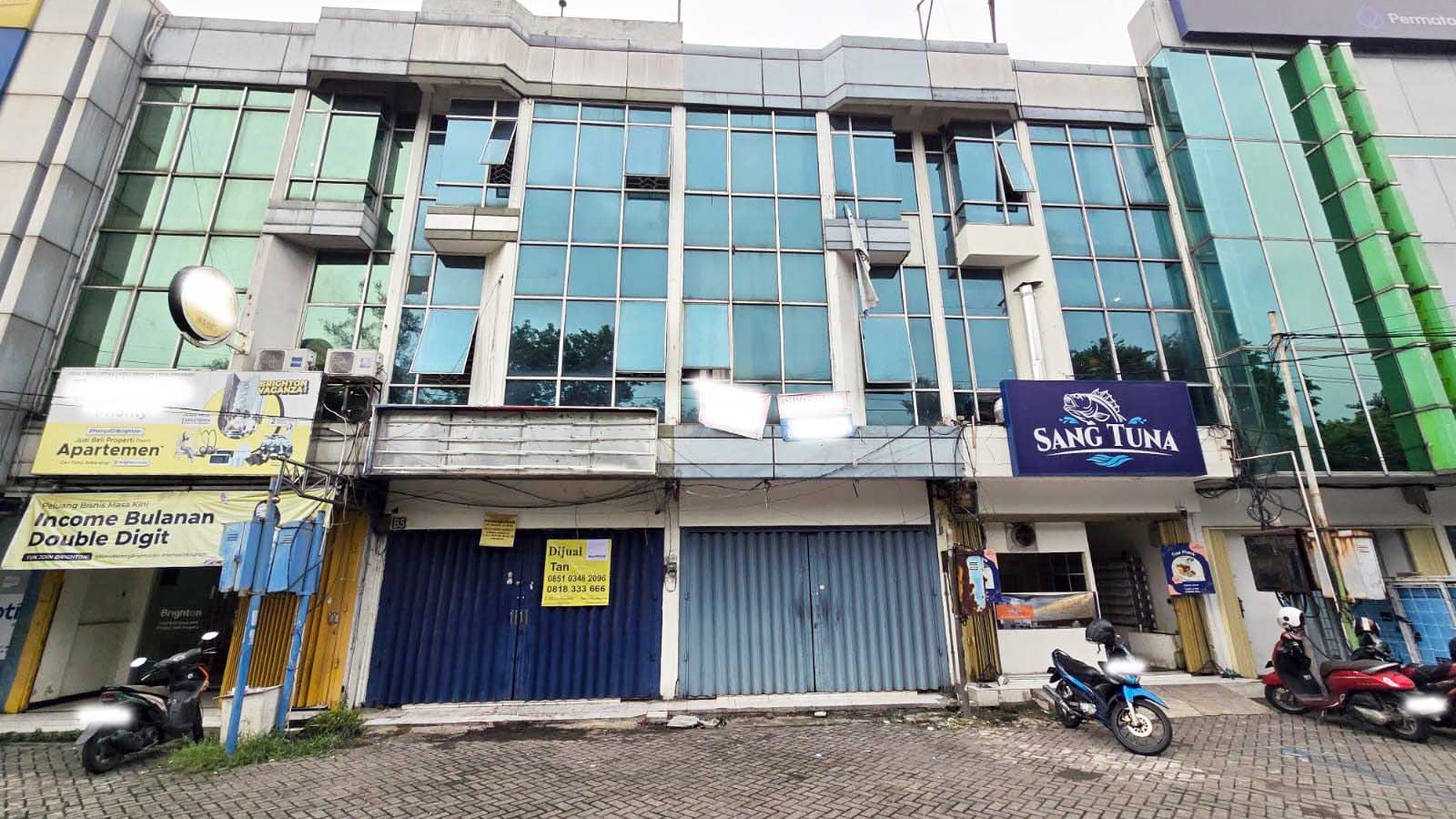 Ruko di Raya Jemursari Surabaya Selatan, 3 Lantai, Lokasi Strategis Aktif & Ramai, Nol Jalan Raya