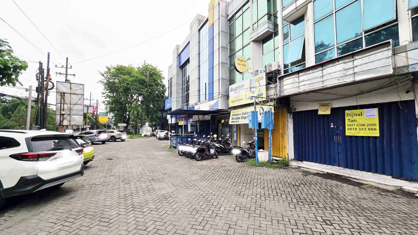 Ruko di Raya Jemursari Surabaya Selatan, 3 Lantai, Lokasi Strategis Aktif & Ramai, Nol Jalan Raya