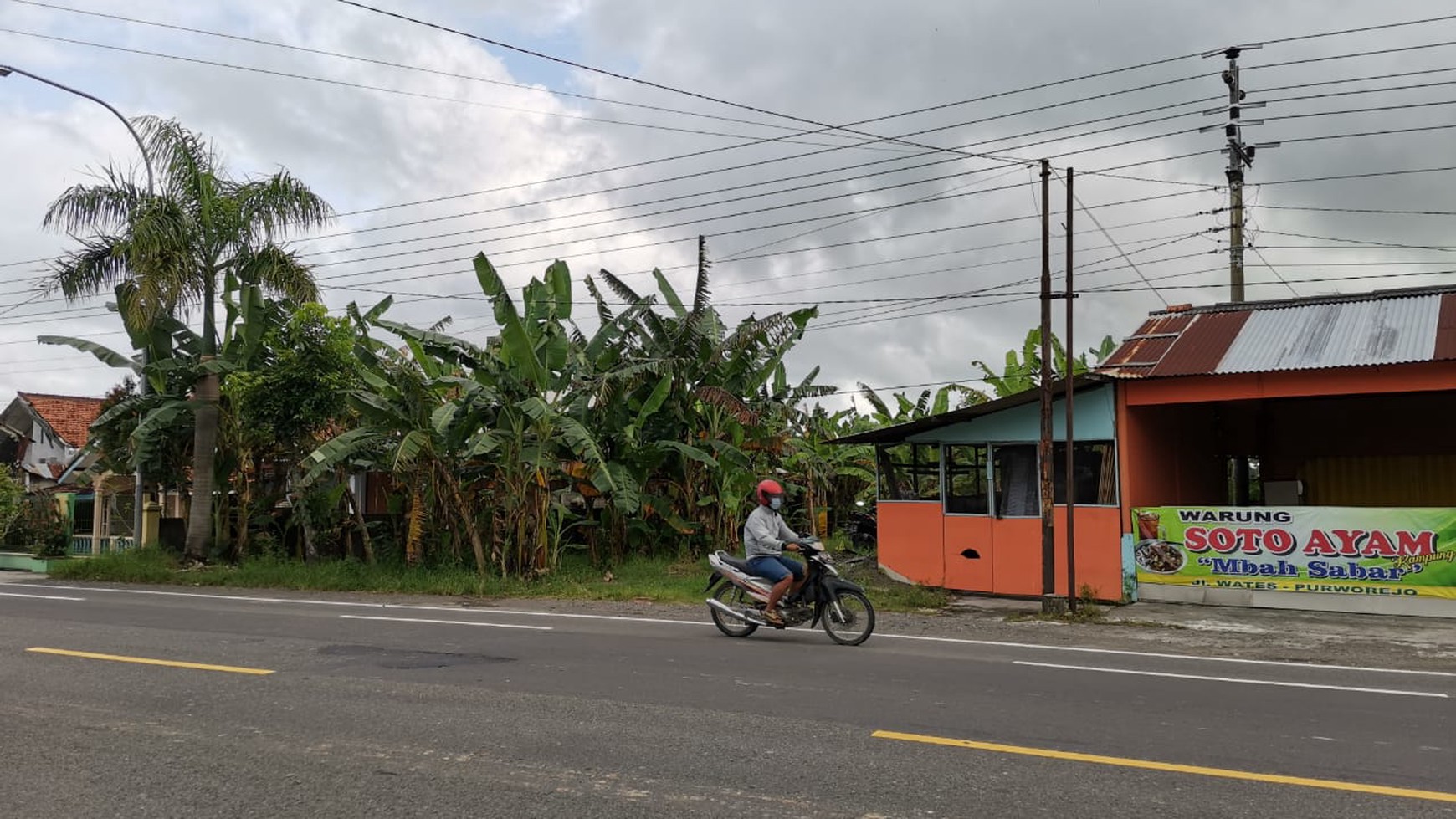 TANAH SELUAS 477 METER PERSEGI, DIPINGGIR JL WATES-PURWOREJO, KULON PROGO