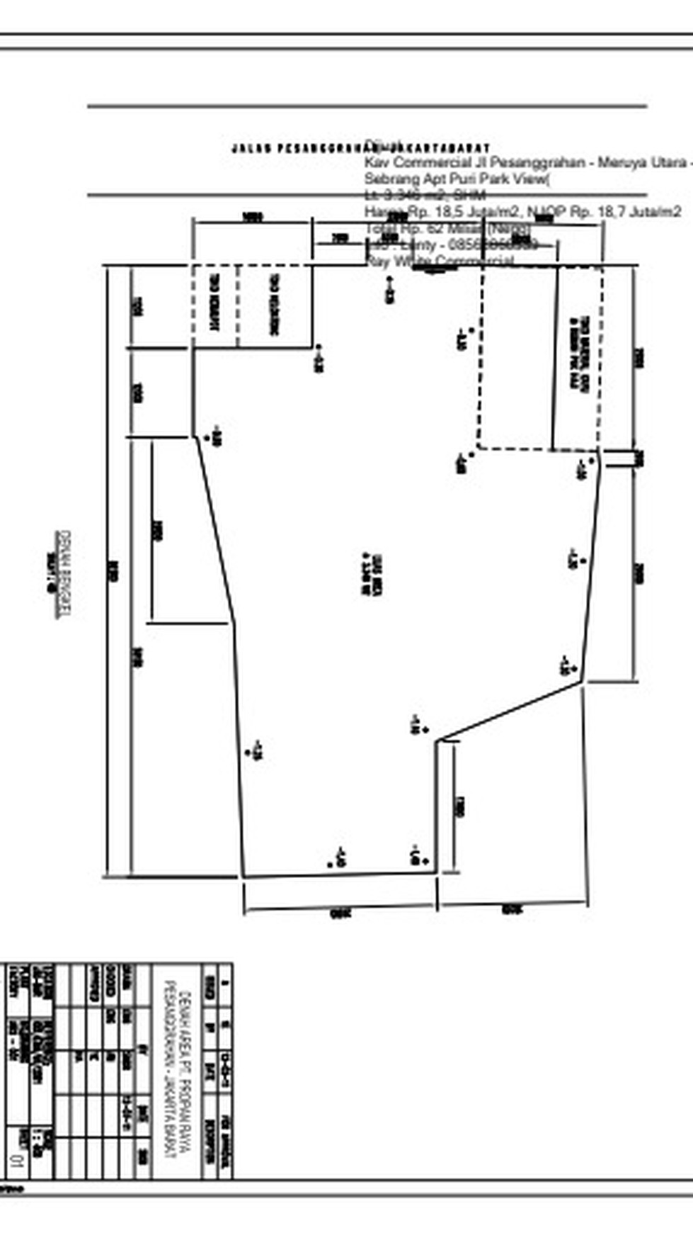 Tanah for Sale in Jakarta Barat, DKI Jakarta