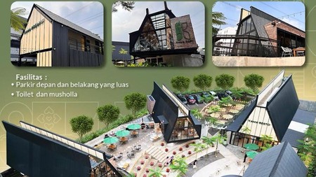 Ruang usaha, lokasi strategis, cocok untuk usaha cafe & resto