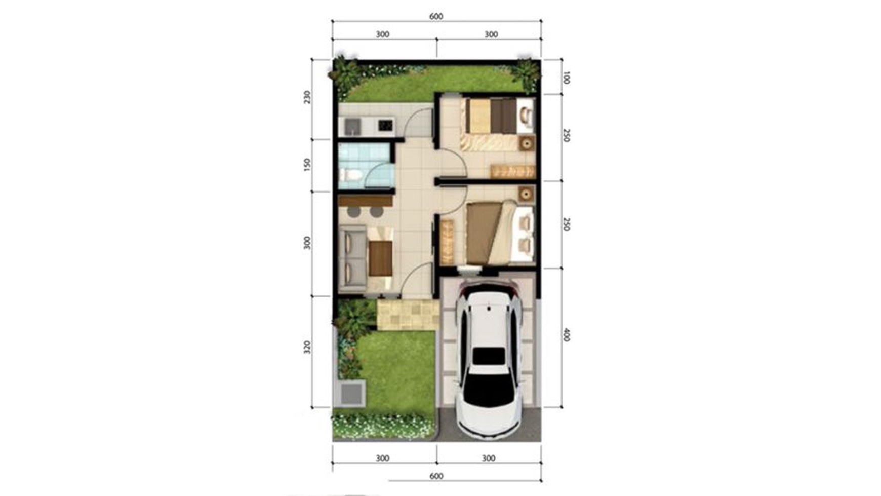 Rumah Hitung Tanah Area Cipete