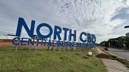 Kavling North Square District CBD Luas 1.624 Seberang Mall Living World Kota Wisata 