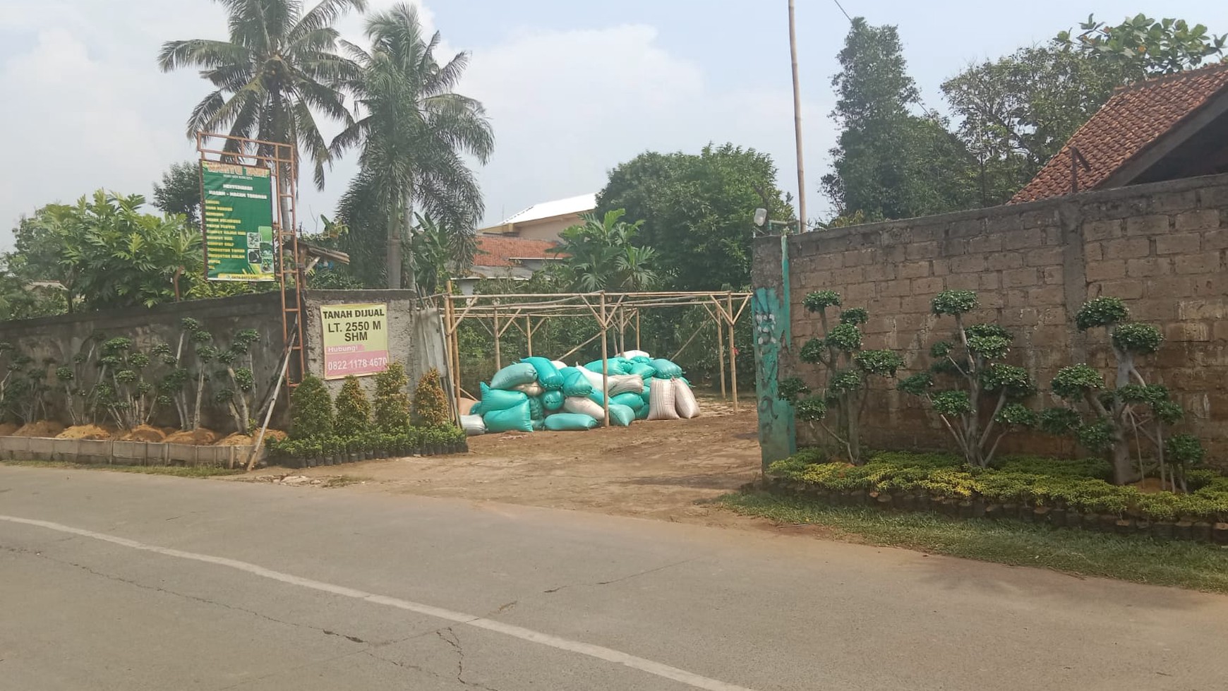 Dijual Tanah Siap Pakai Akses Mudah Cocok Untuk Restoran, Minimarket dll di Sawangan,Depok