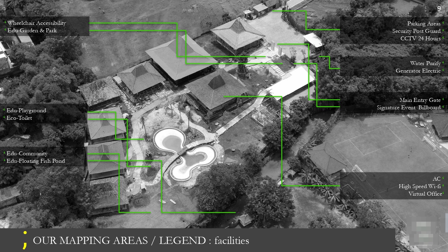 Freehold beautiful 9 joglos in area premium Canggu Bali