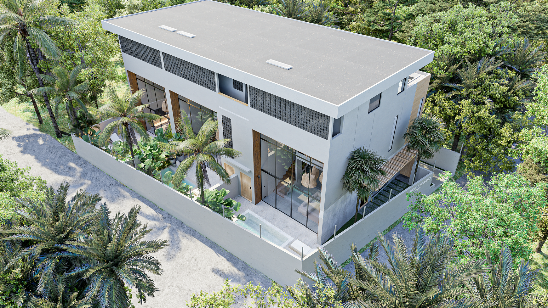 Brand New Freehold Contemporary Modern Townhouse (2 BR + 1 BR) with high ROI Bali