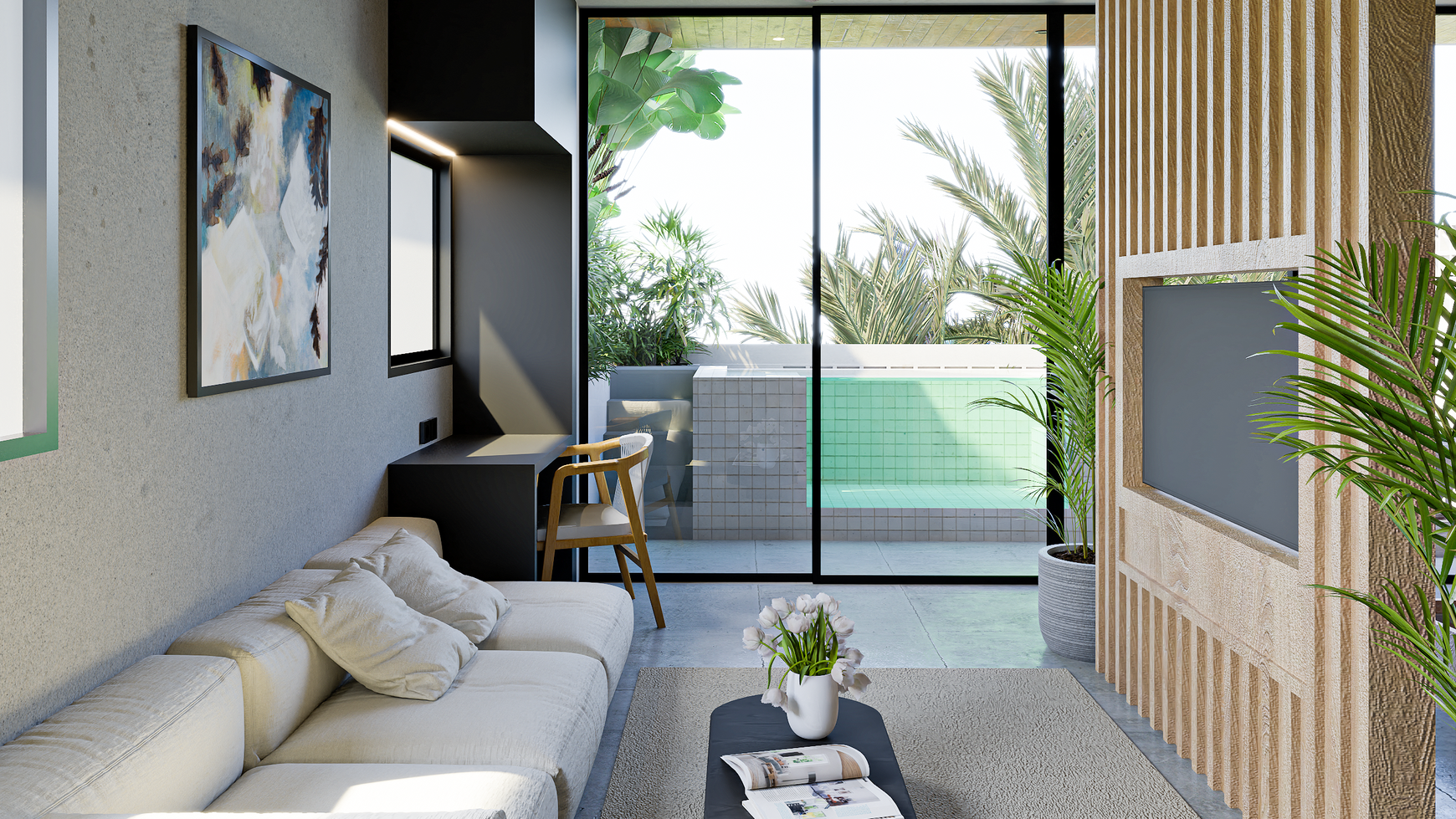 Brand New Freehold Contemporary Modern Townhouse (2 BR + 1 BR) with high ROI Bali