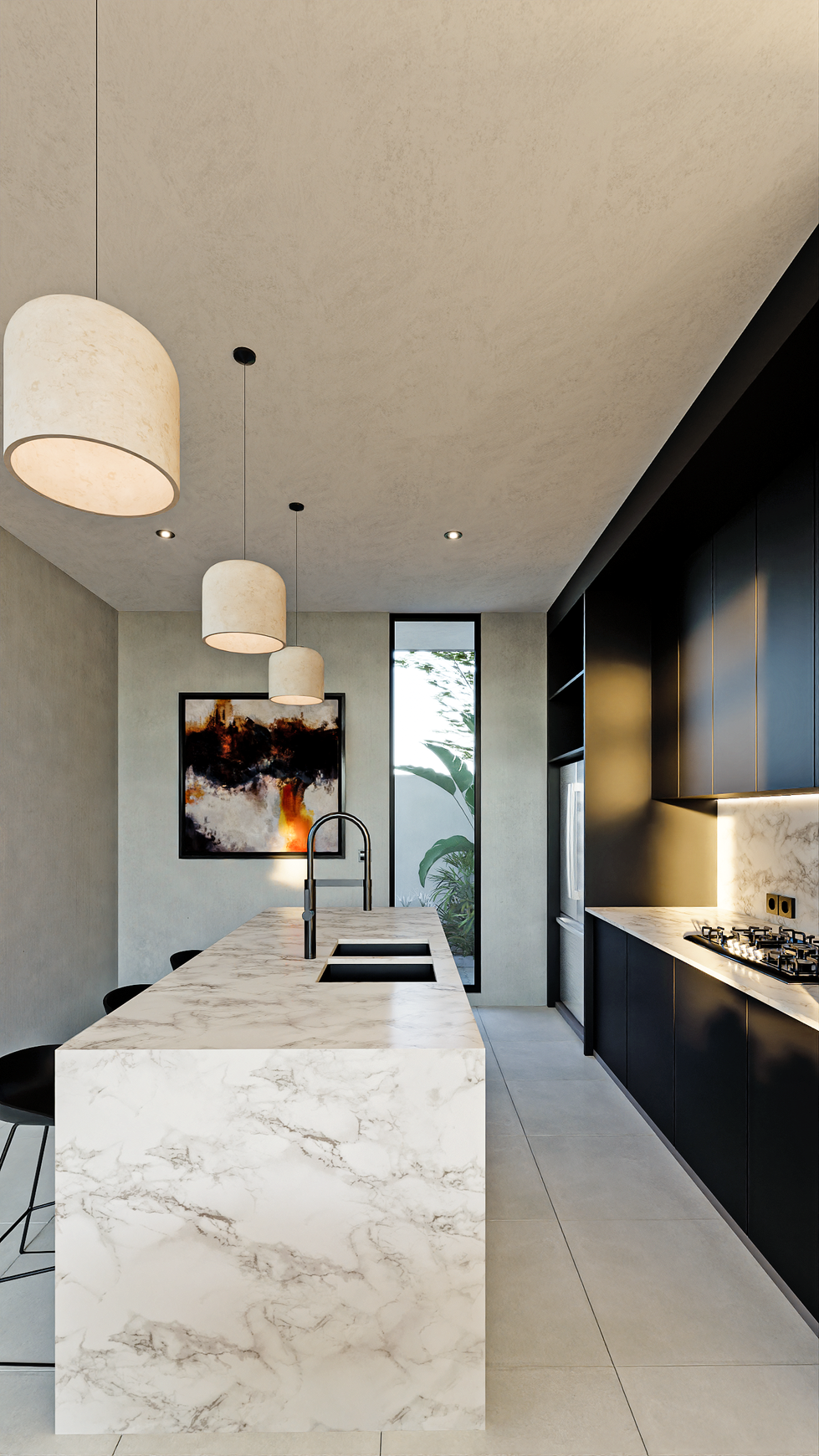 Brand New Freehold Contemporary Modern Townhouse (2 BR + 1 BR) with high ROI Bali