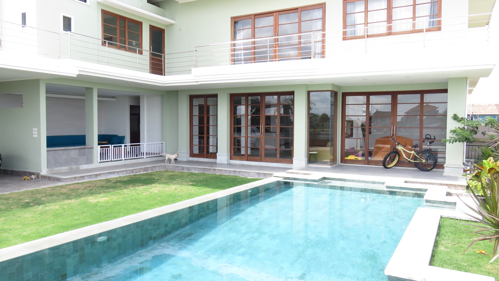 Modern Villa Hak Milik In Canggu Bali With Rice Field View
