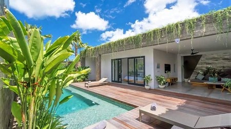 Brand New Modern Minimalist Villa Canggu Bali With Great Investment Opportunity for Lease Until December 2043 (25 Years)