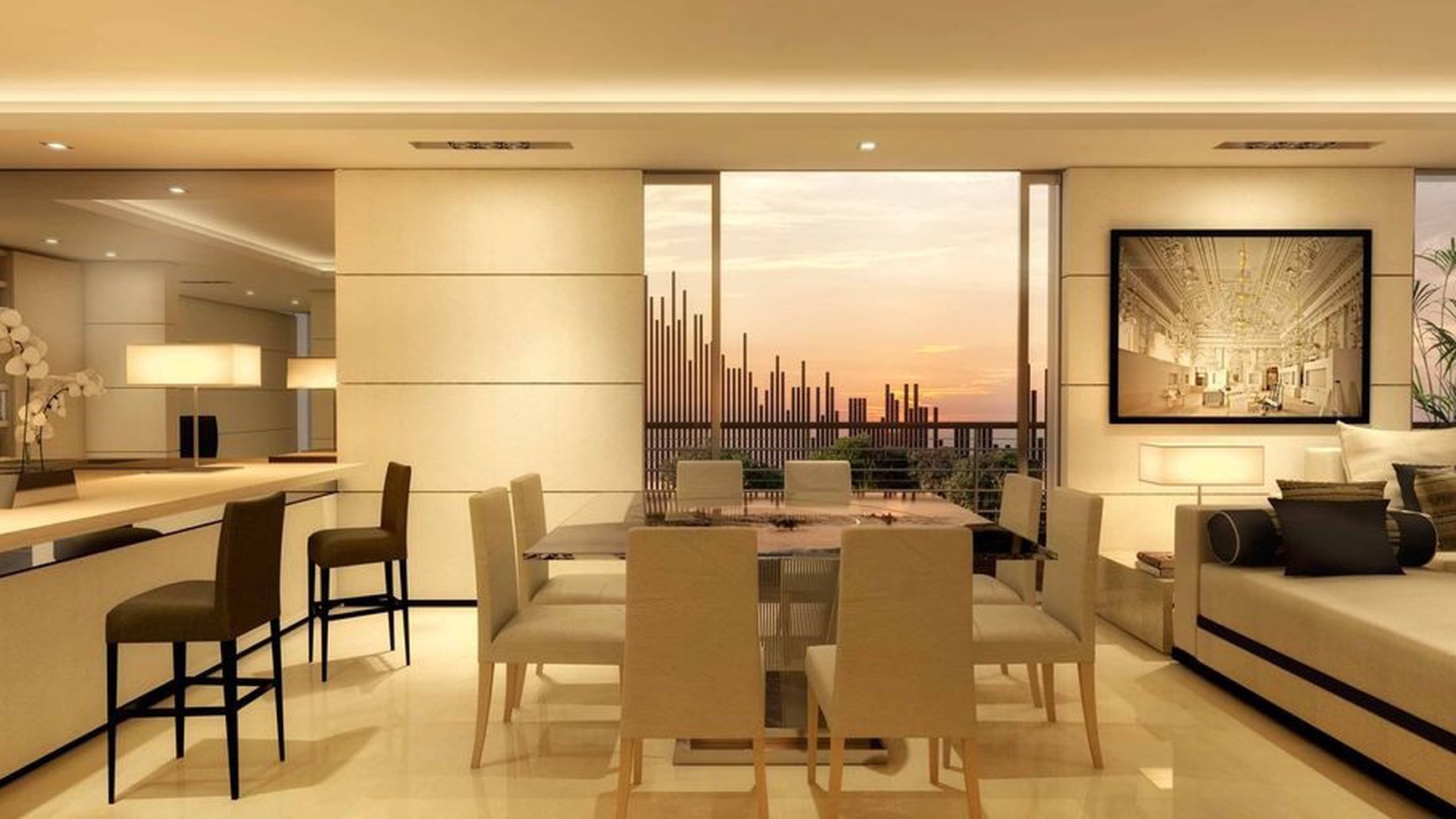 Two Bedroom Luxury Oceanfront Apartment in Echo Beach, Canggu Bali