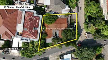 Pondok labu pinang ddn rumah hitung tanah cocok untuk workshop kantor usaha