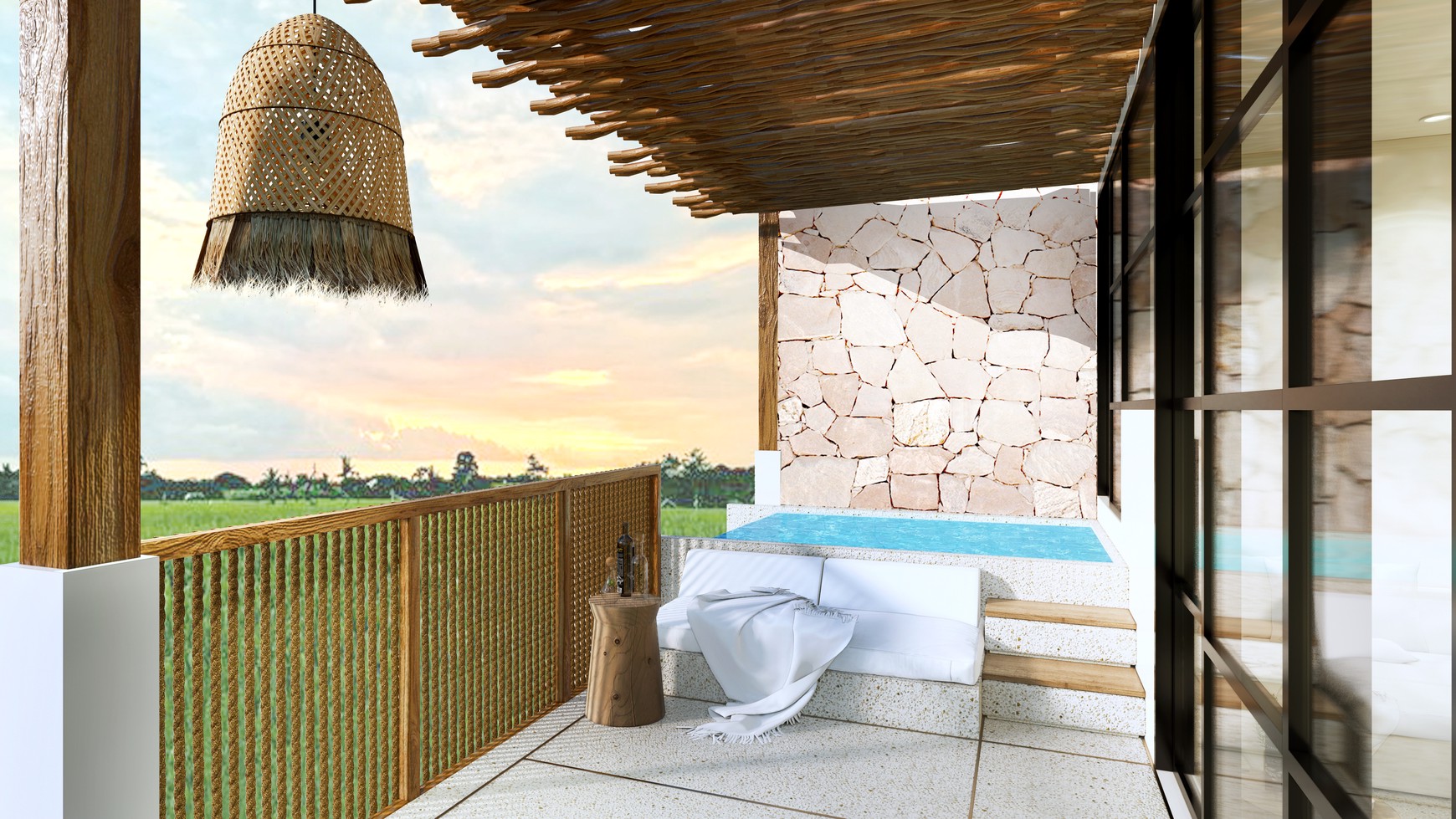 Apartment 1 Bedroom in Great Location Pererenan Bali