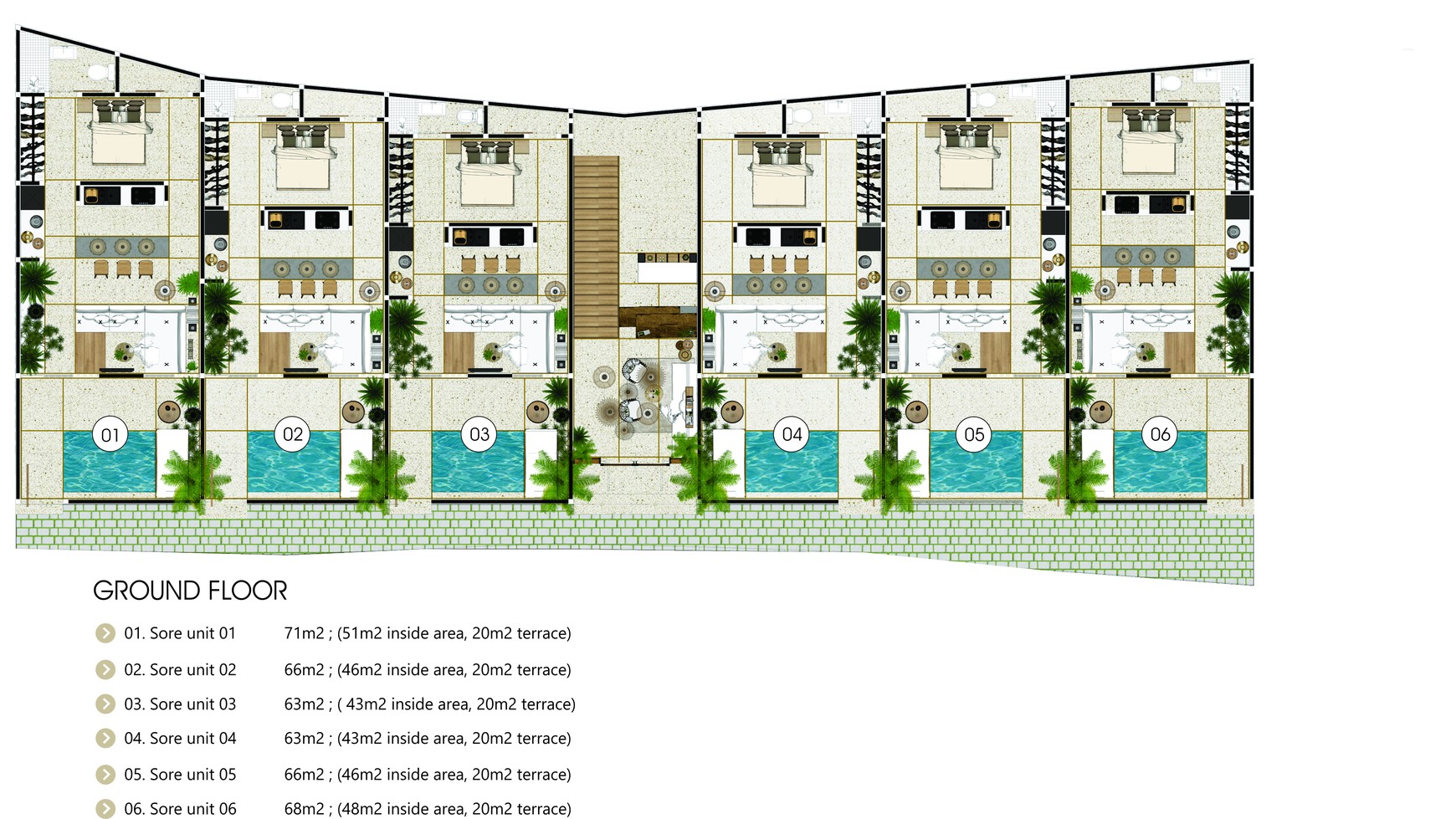 Apartment 1 Bedroom in Great Location Pererenan Bali