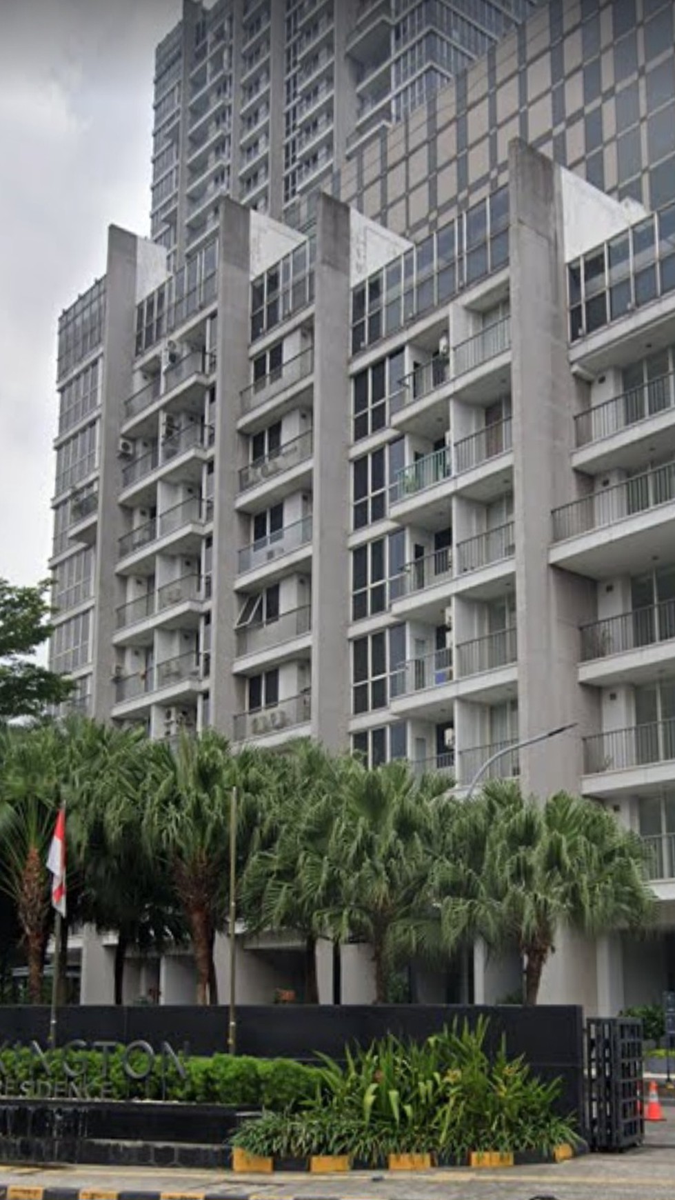 Apartemen Lexington type 2 BR di lantai 6 Bintaro Pesanggrahan Jaksel.