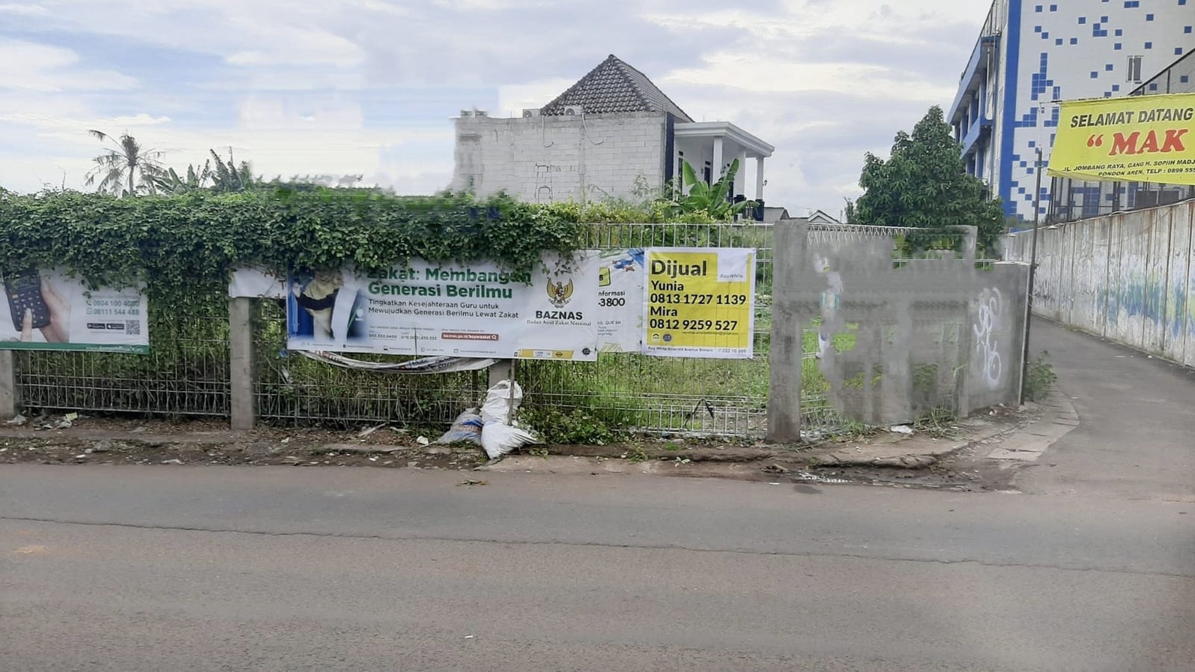 Kavling Siap Bangun Di Jl Jombang Raya Pondok Aren Tangerang Selatan