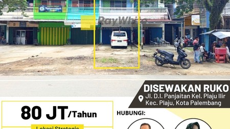 Ruko Disewakan di Plaju Ujung Palembang