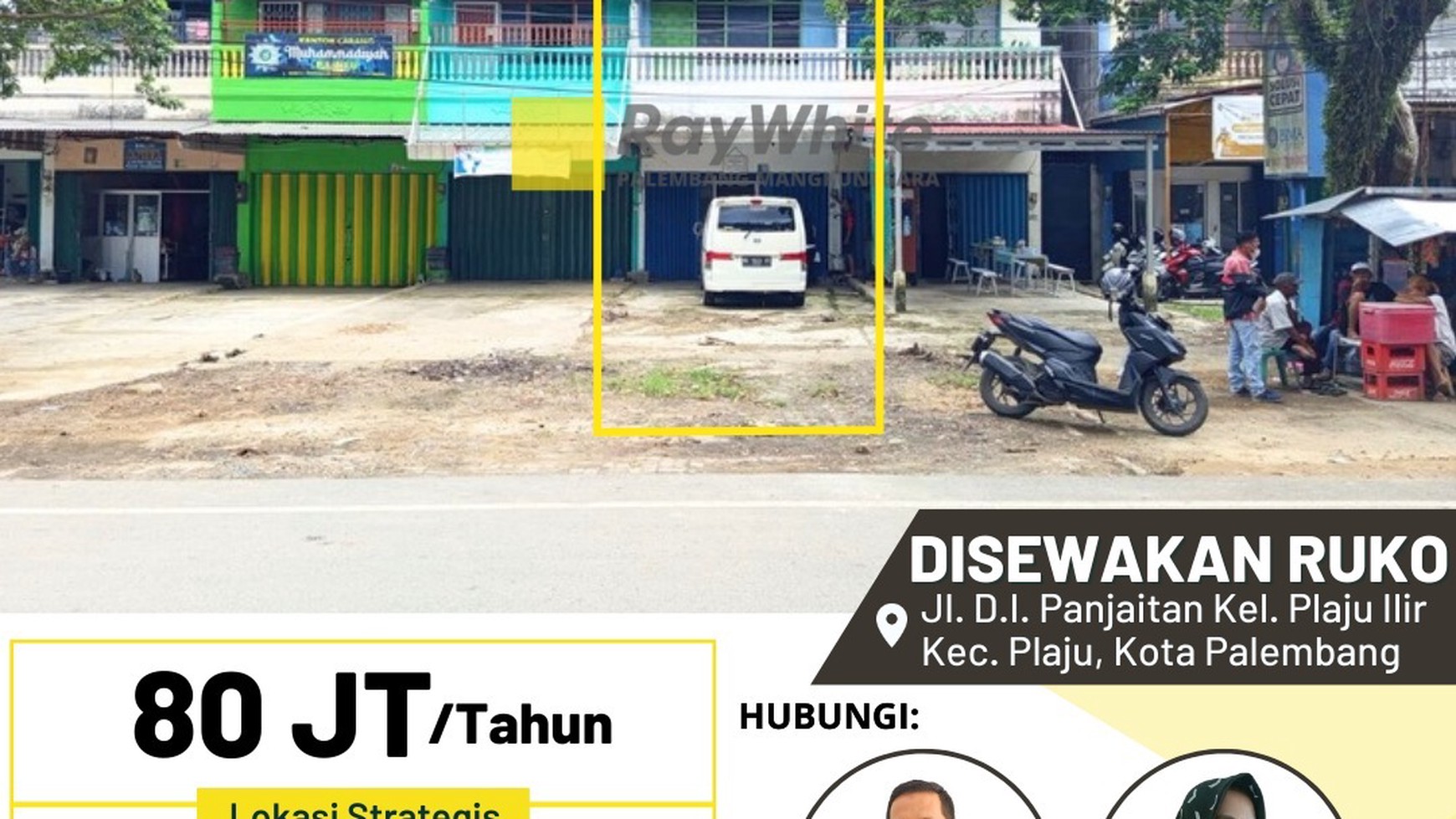 Ruko Disewakan di Plaju Ujung Palembang