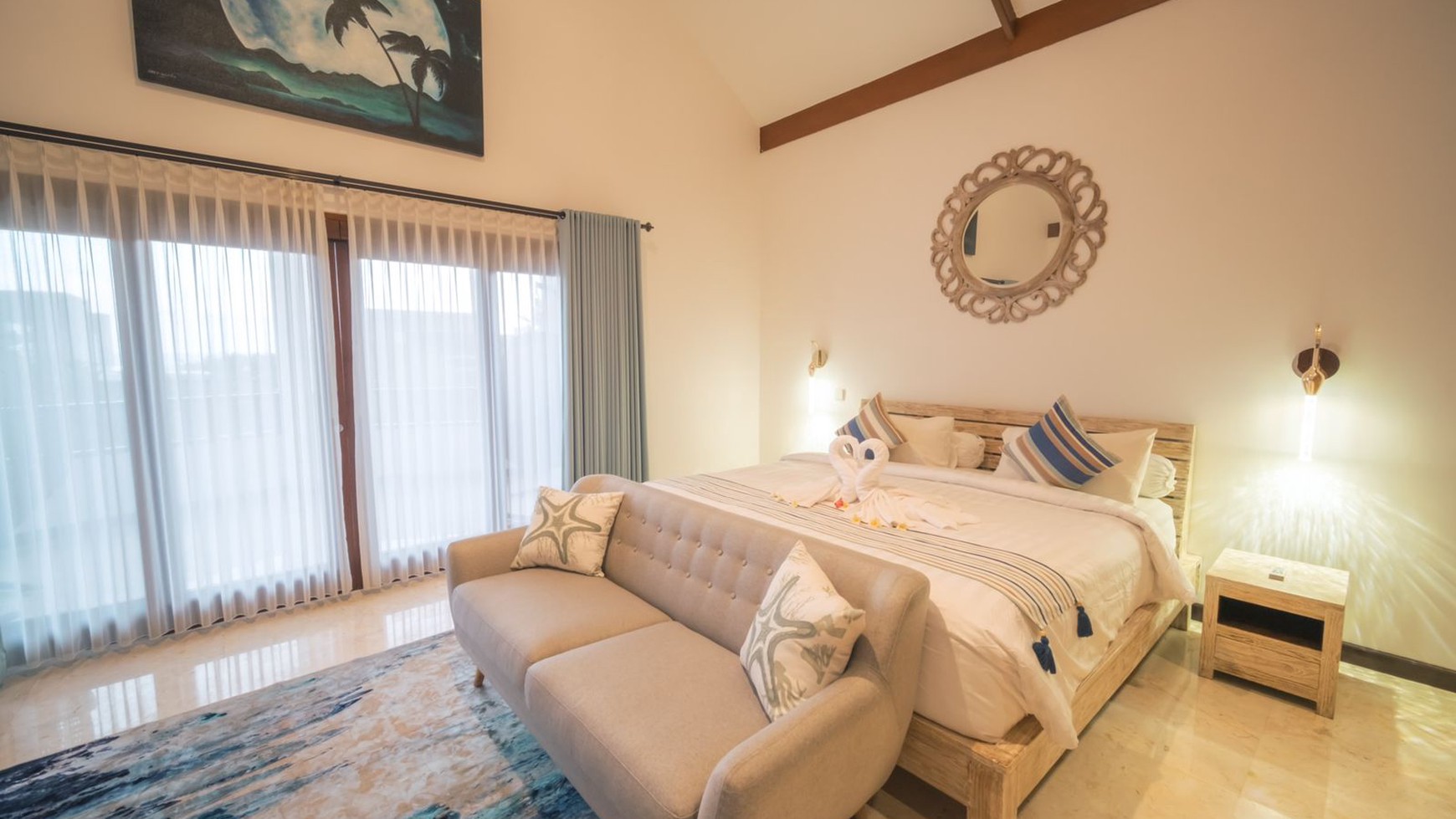 Large 3 Bedrooms Leasehold In Exclusive Beachside Gated Community Keramas Bali