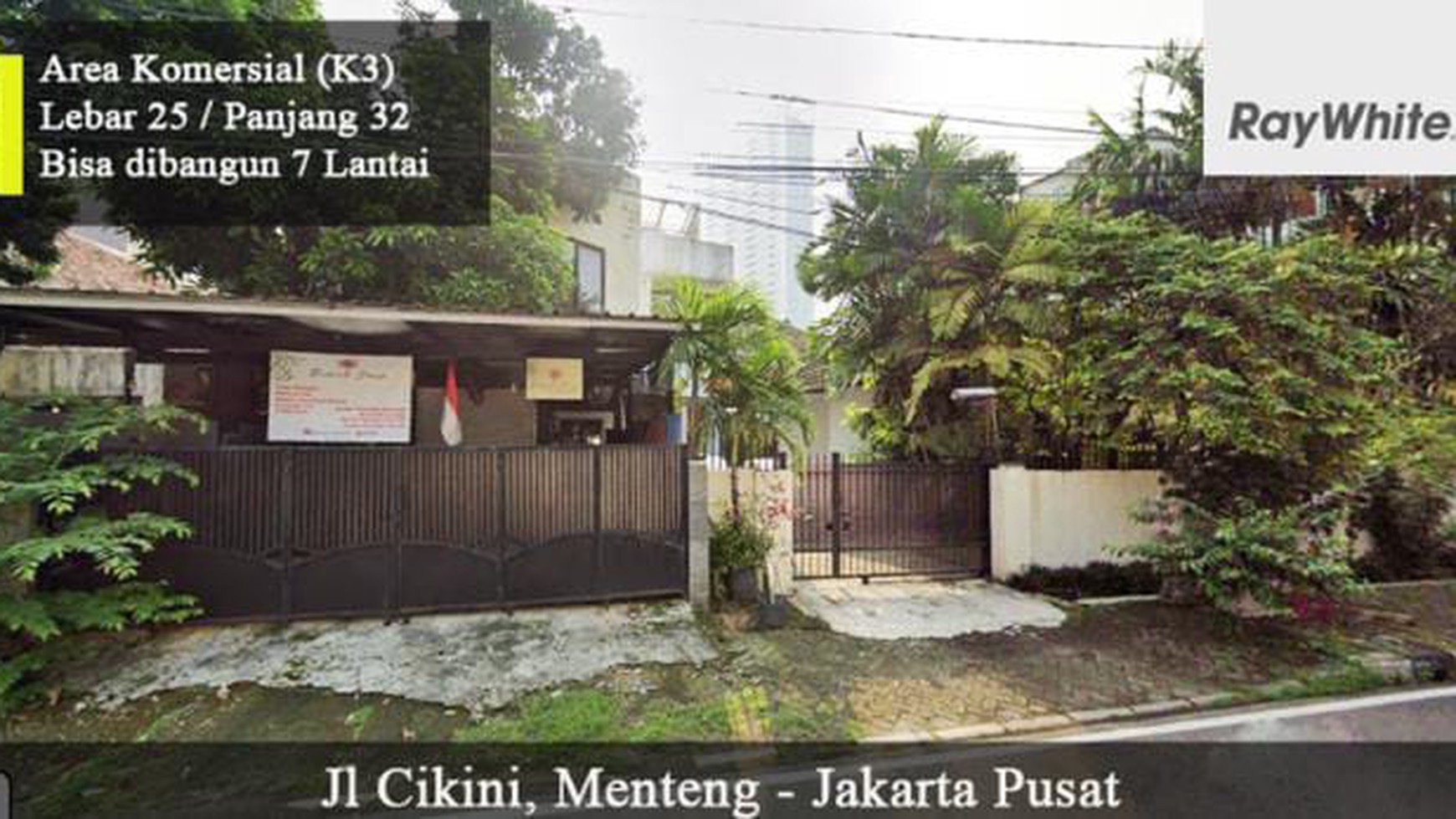Rumah hitung tanah Area Komersial Cikini, Menteng - Jakarta Pusat