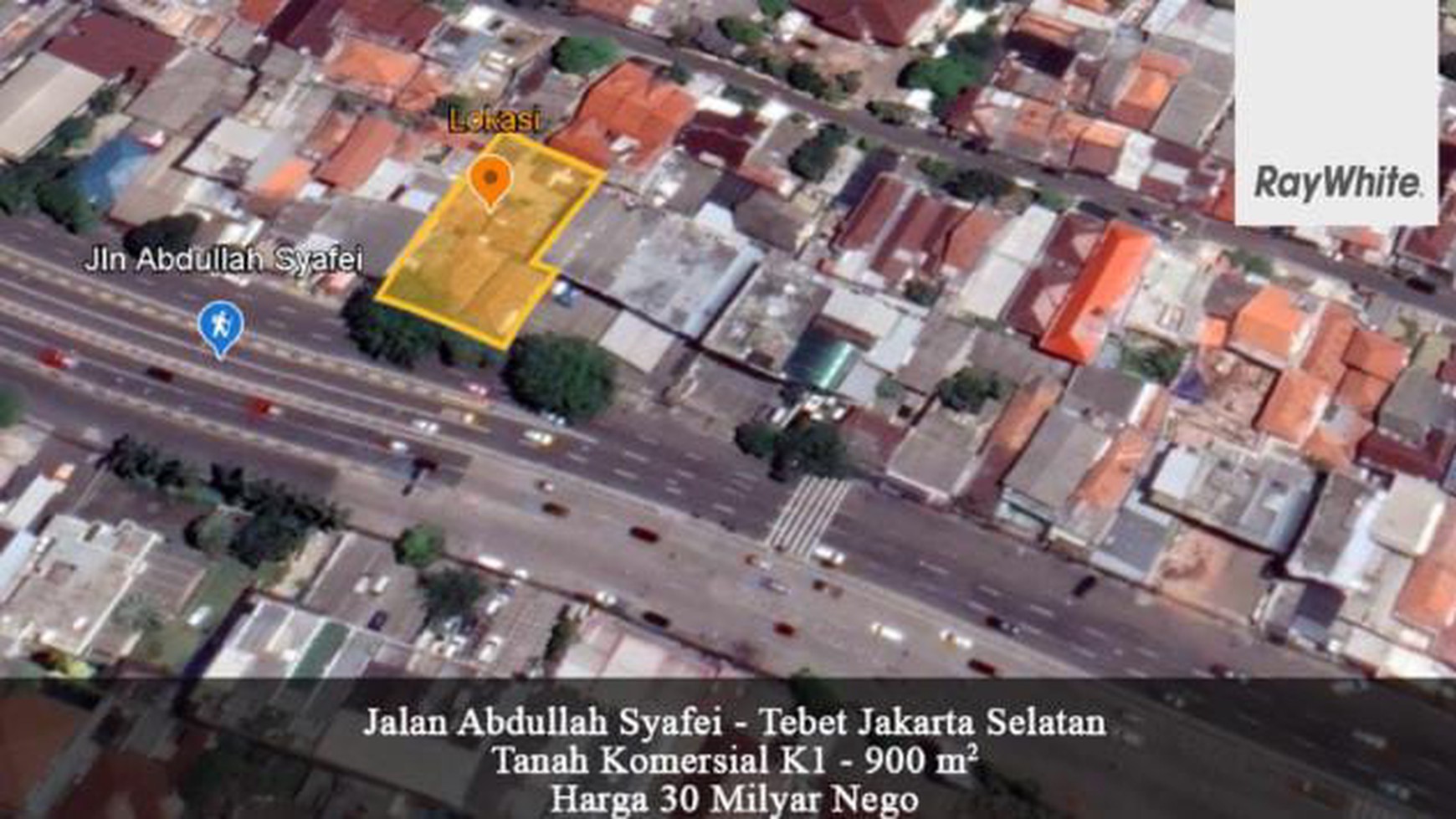 Tanah Komersial K1 jalan Abdullah Syafei - Jakarta Selatan