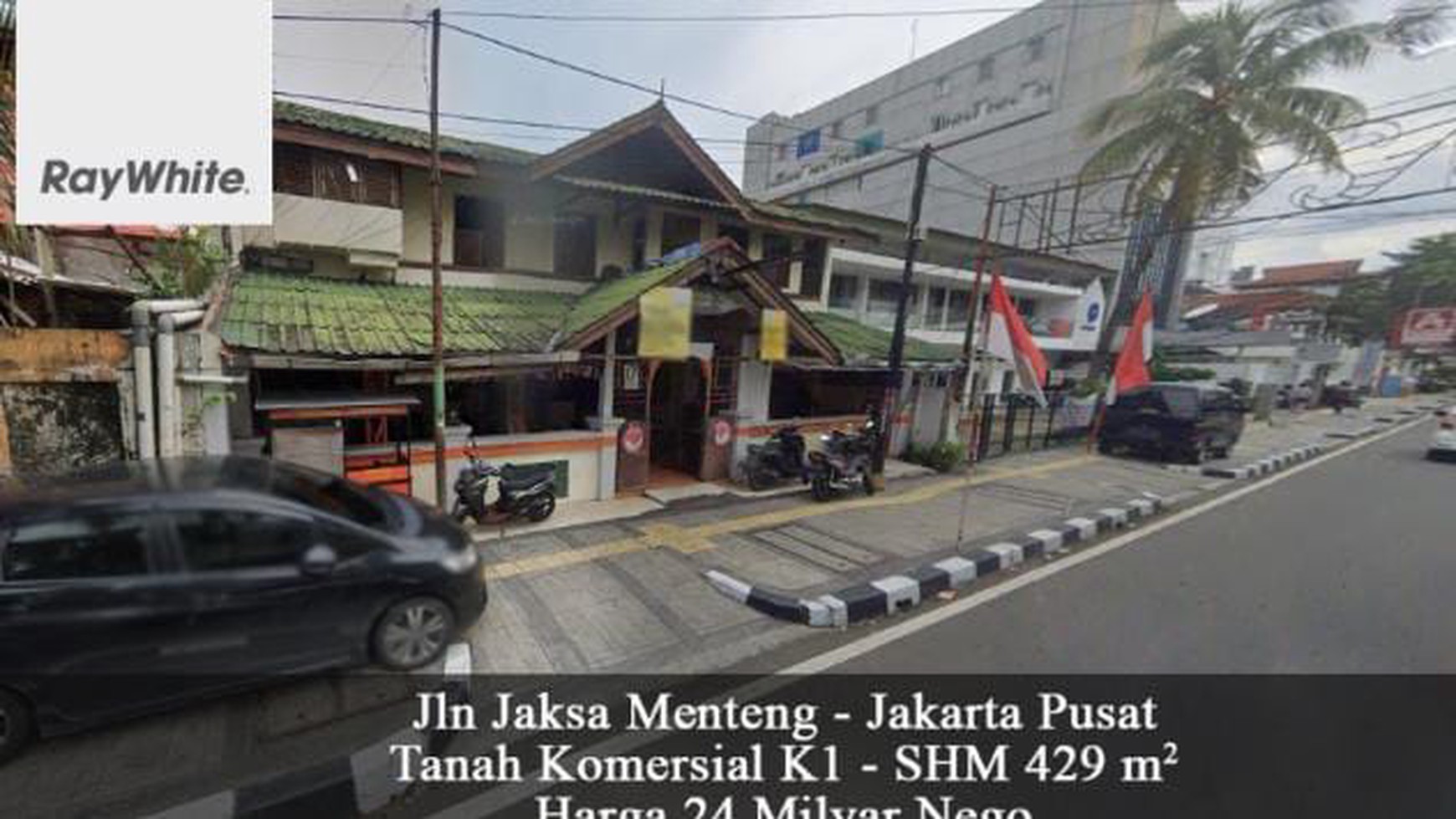 Rumah Resto Murah Komersial Jalan Jaksa Menteng Jakarta Pusat