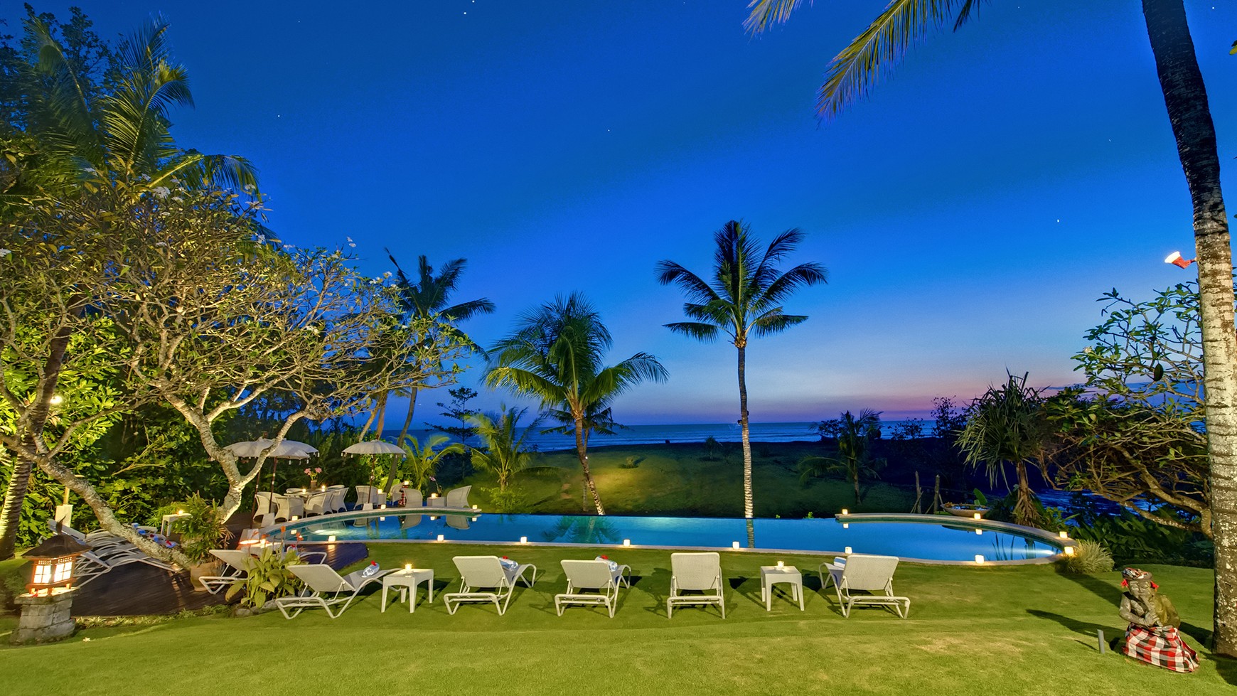 Prime Beachfront Estate of over 1 hectare presenting unique opportunity for redevelopment or lifestyle choice in Pererenan Canggu Bali