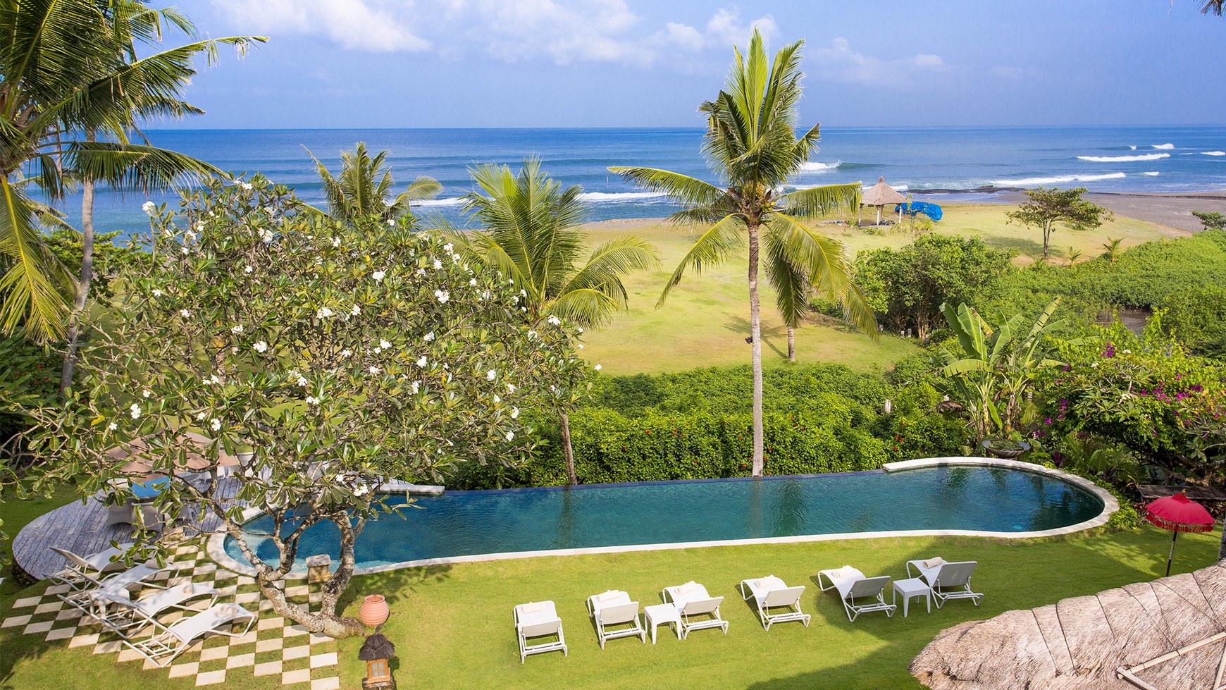 Prime Beachfront Estate of over 1 hectare presenting unique opportunity for redevelopment or lifestyle choice in Pererenan Canggu Bali