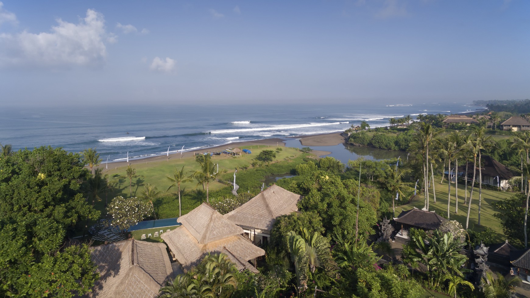 Prime Beachfront Estate of over 1 hectare presenting unique opportunity for redevelopment or lifestyle choice in Pererenan Canggu Bali