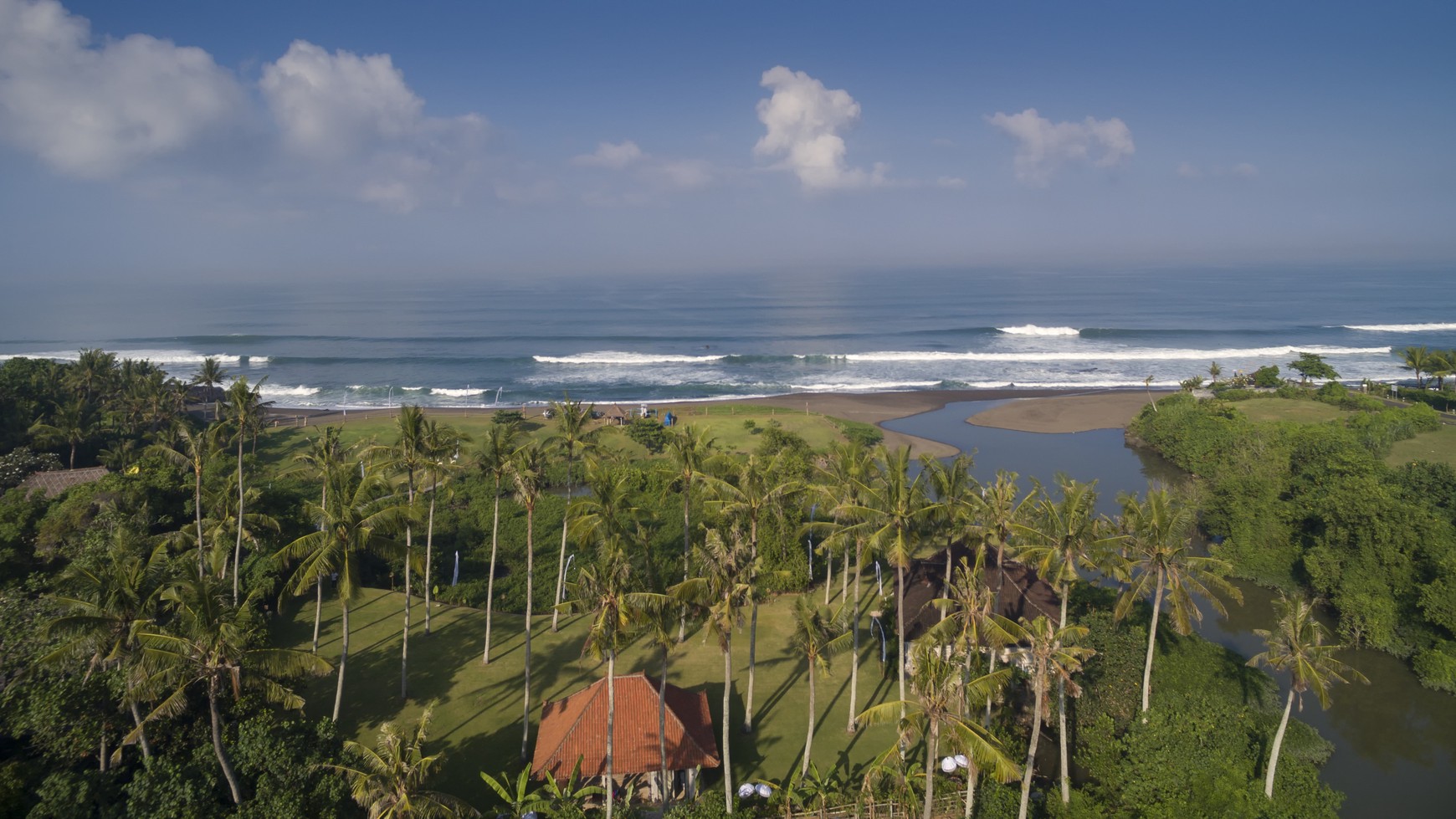 Prime Beachfront Estate of over 1 hectare presenting unique opportunity for redevelopment or lifestyle choice in Pererenan Canggu Bali
