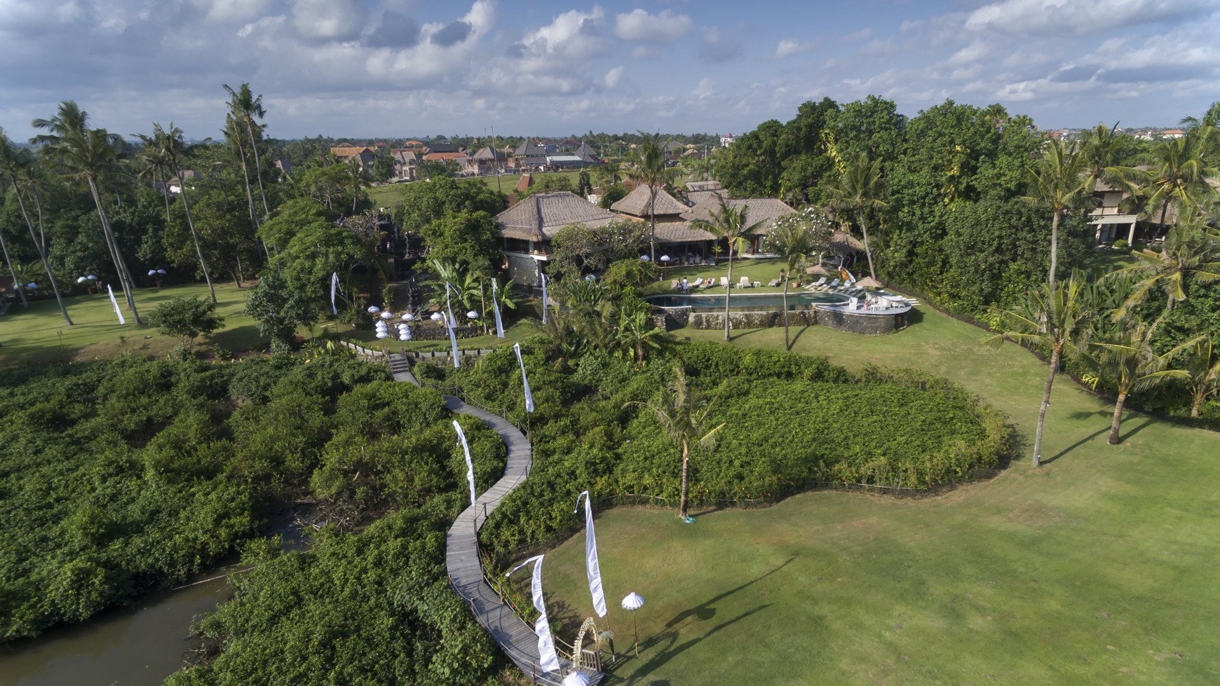 Prime Beachfront Estate of over 1 hectare presenting unique opportunity for redevelopment or lifestyle choice in Pererenan Canggu Bali