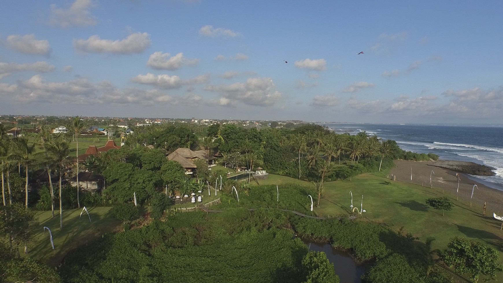 Prime Beachfront Estate of over 1 hectare presenting unique opportunity for redevelopment or lifestyle choice in Pererenan Canggu Bali