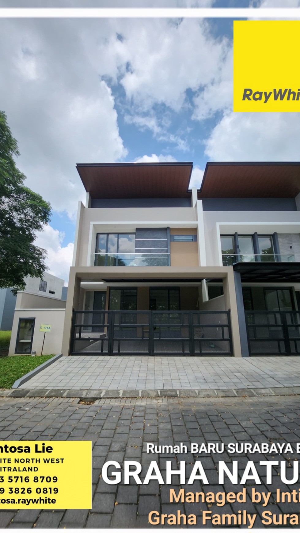 Dijual Rumah Baru Citraland Surabaya Barat Area Di Perumahan Graha Natura By Intiland Graha Family,strategis 5 Menit Ke Gwalk, Pakuwon Mall, Ptc, Supermall