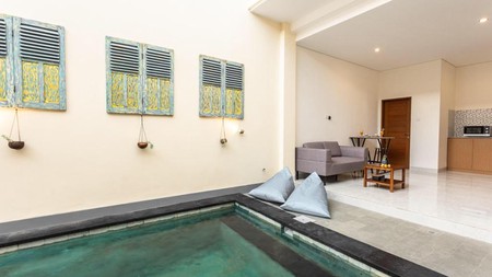 Leasehold  1 bedroom pool villa located at Umalas, Kerobokan Bali.